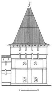 Богородицкая башня Спасского монастыря (1623)